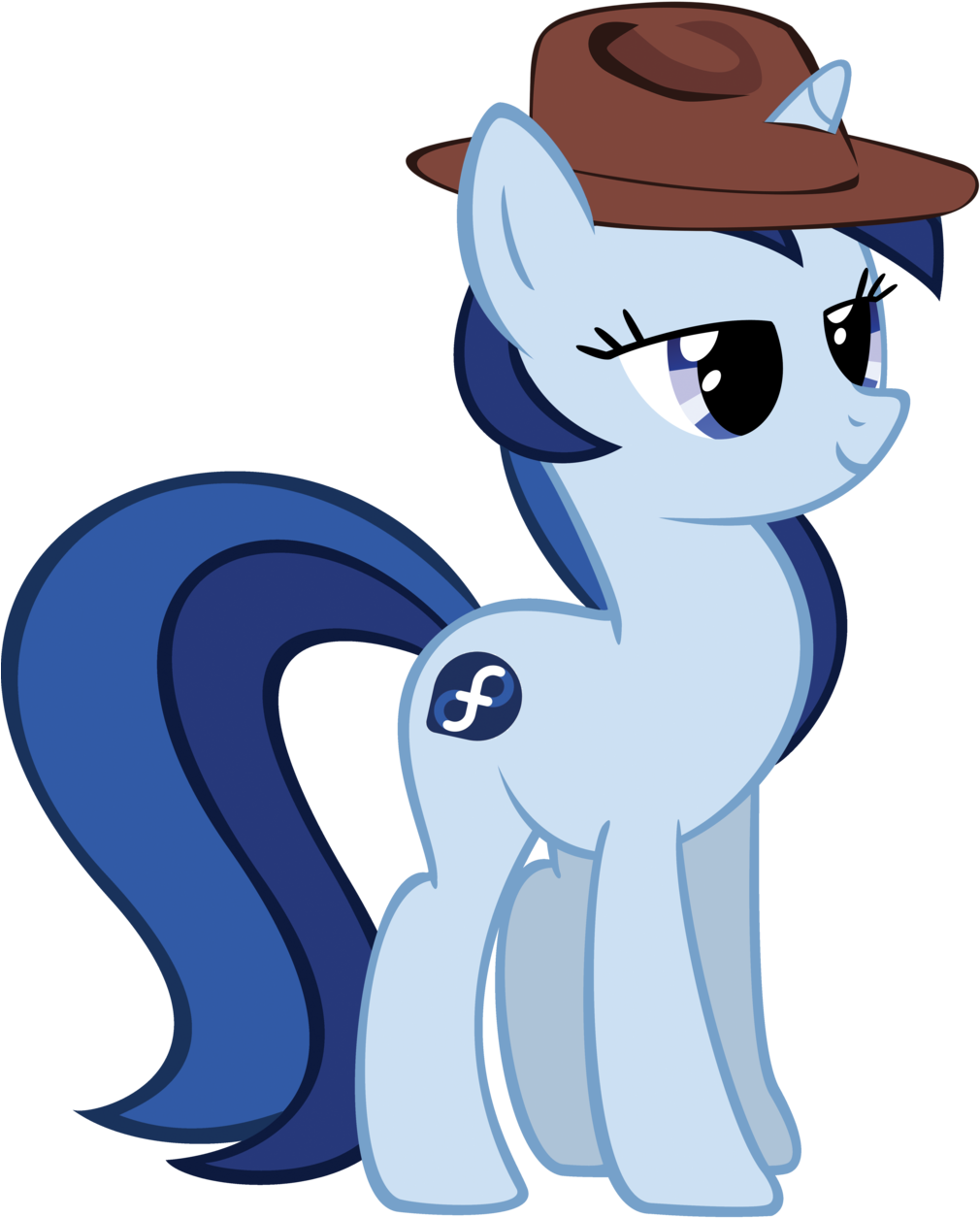 1395289176437 - Fedora Pony (1024x1434), Png Download