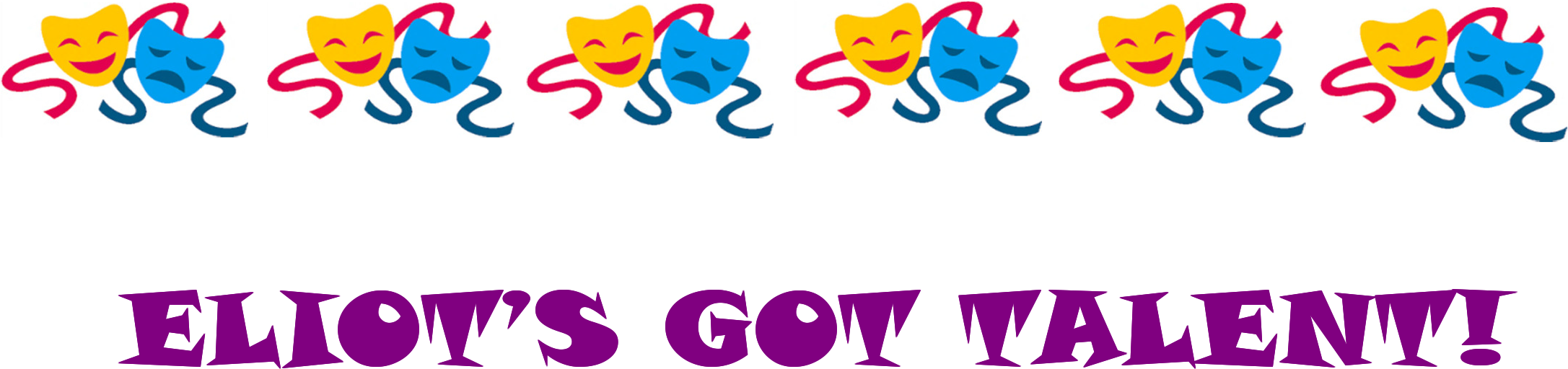 Talent Show - Teatro Niños (2412x594), Png Download