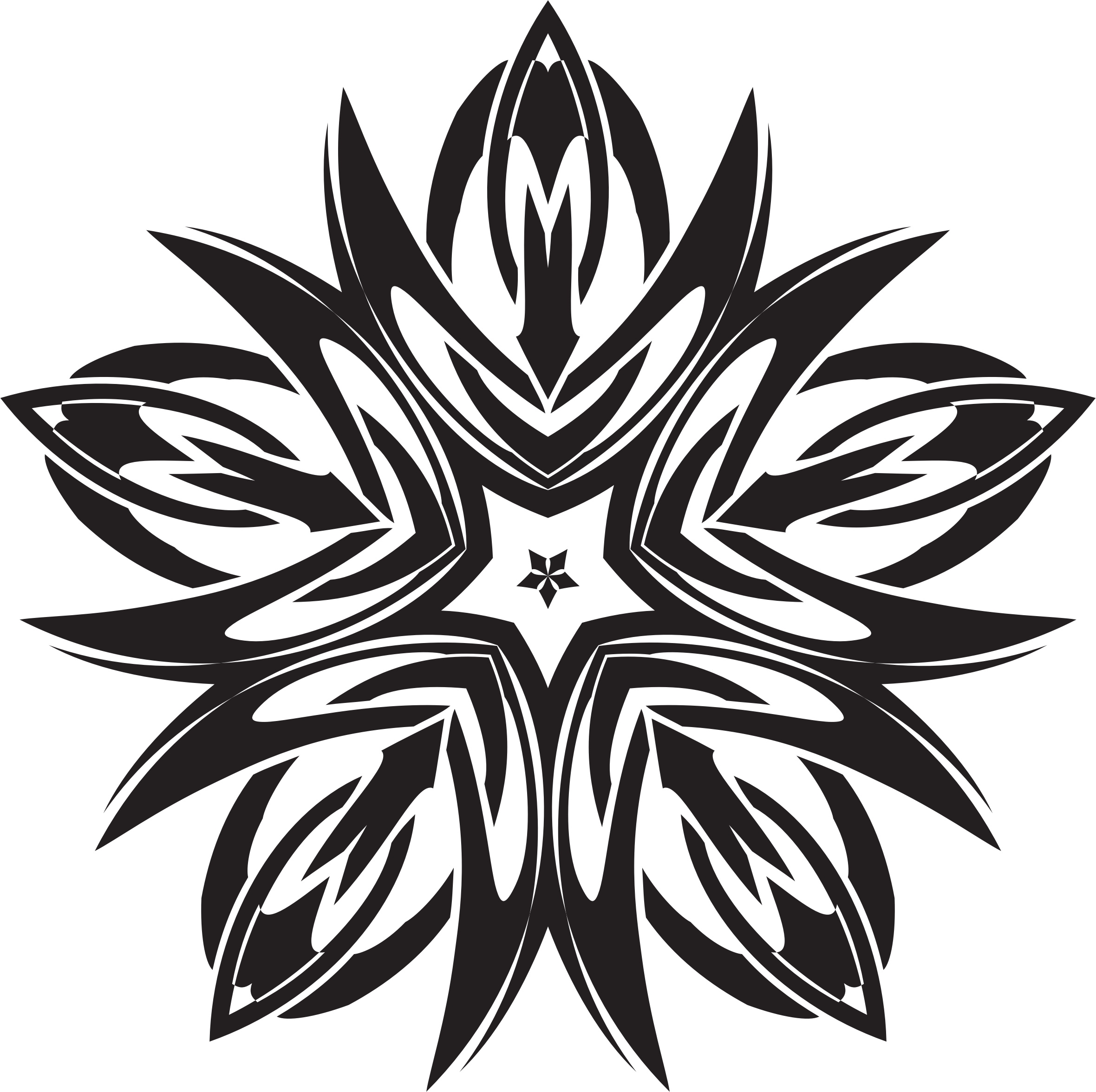 Big Image - Black And White Celtic Designs (2360x2352), Png Download