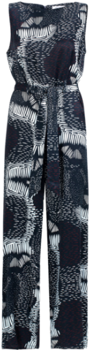 Memory Printed Jumpsuit - Cuprammonium Rayon (550x550), Png Download