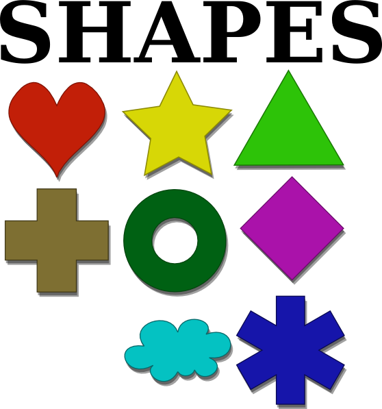 Boom Vector Starburst - Clip Art Of Shapes (558x597), Png Download