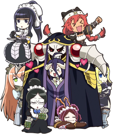 Momonga And Overlord Image - Overlord Anime Chibi (500x500), Png Download