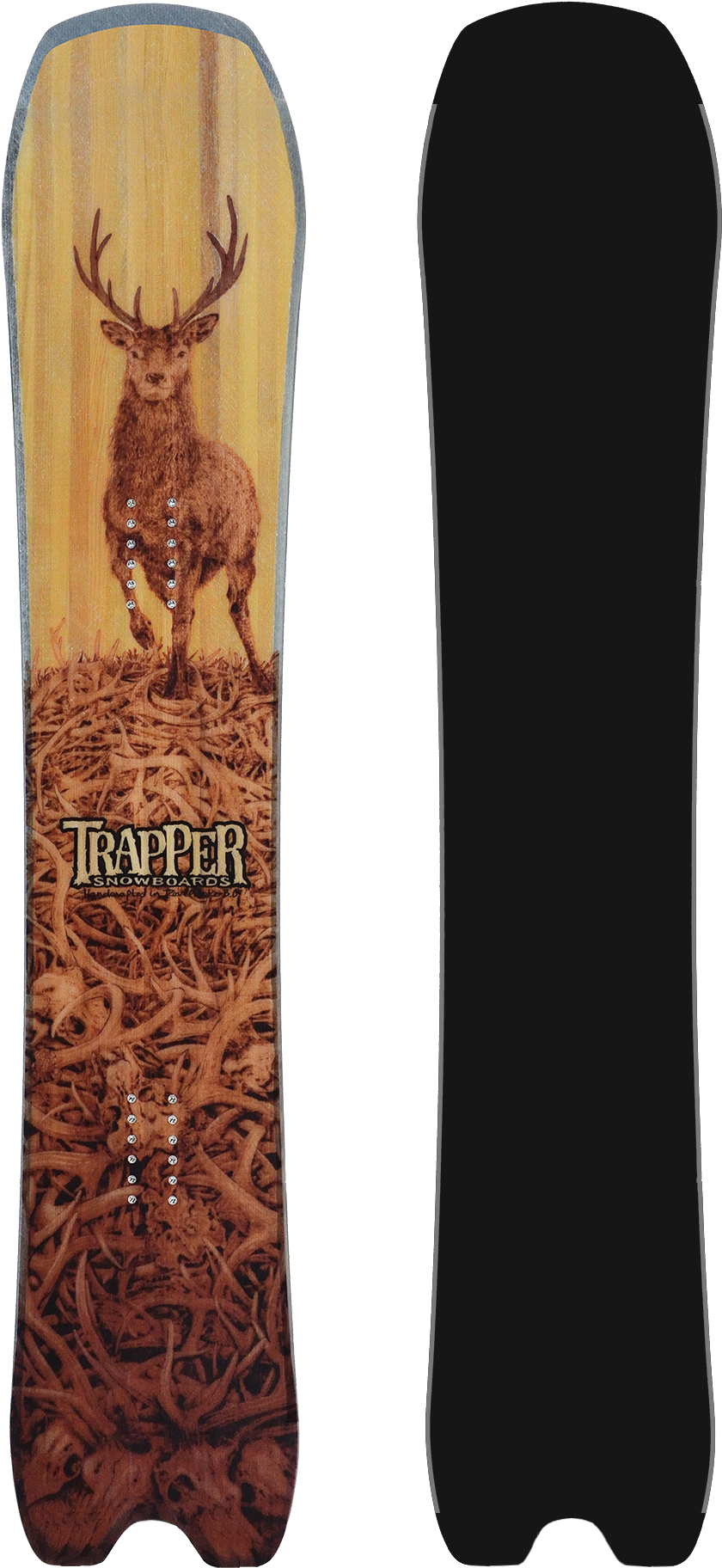 Flint Snowboard - Snowboard Wooden (900x1200), Png Download