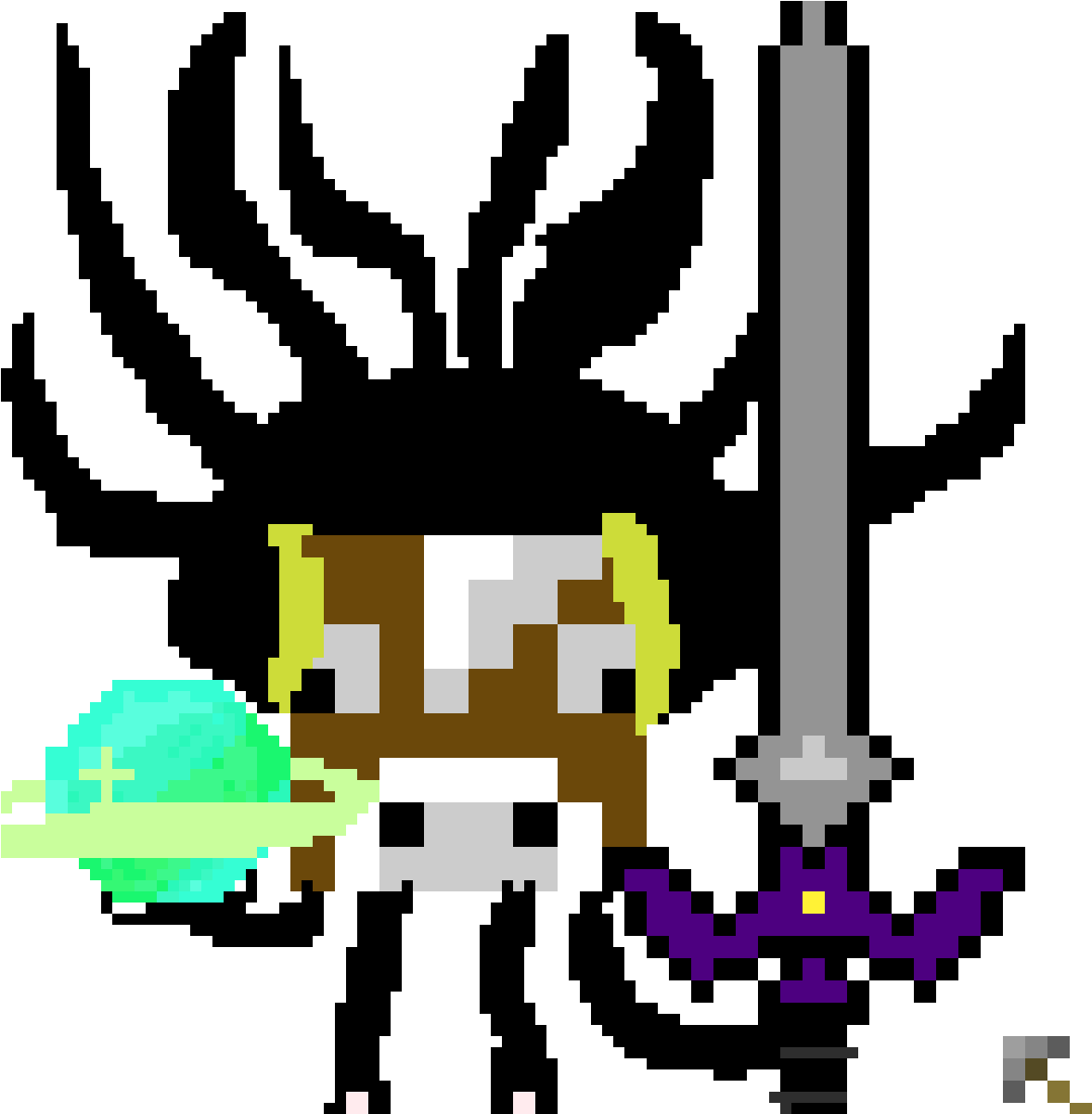 Cow The Overlord - Nike Pixel Art (1200x1200), Png Download