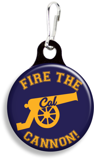 Cal Fire The Cannon - Zoogee Pzp1ds-b - Zipper Pulls 3/4" Metal Back (353x530), Png Download