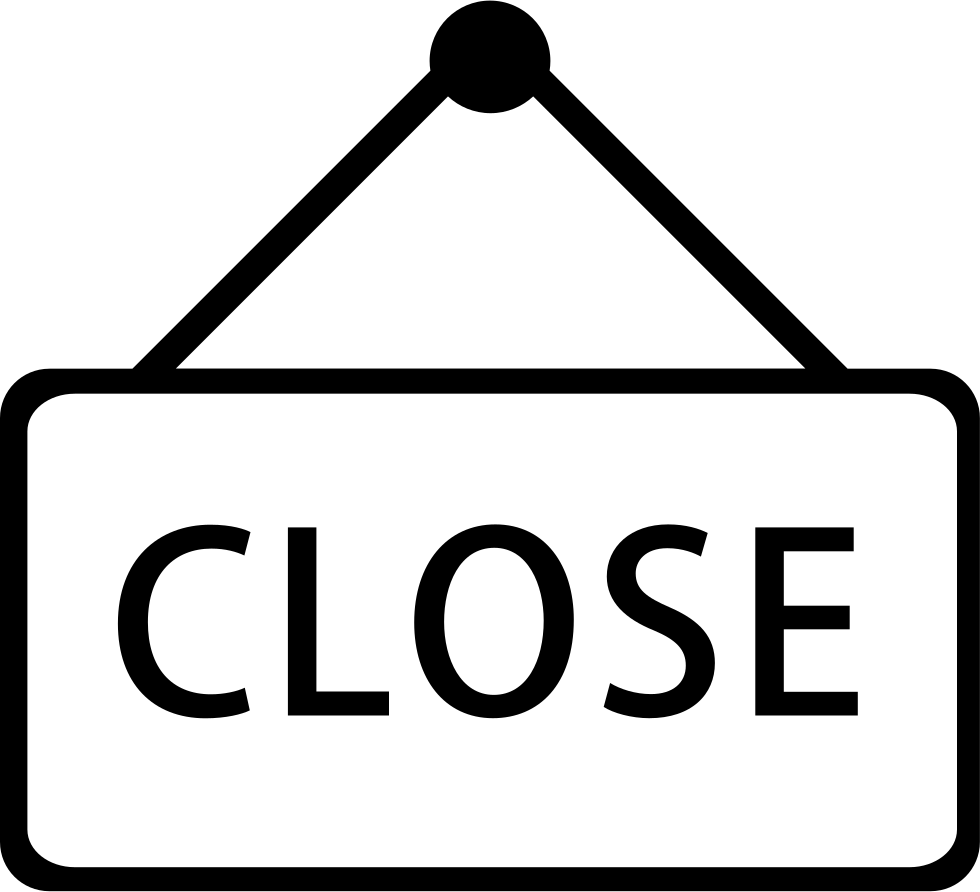 Close Dashed Line - Closed Logo (980x892), Png Download