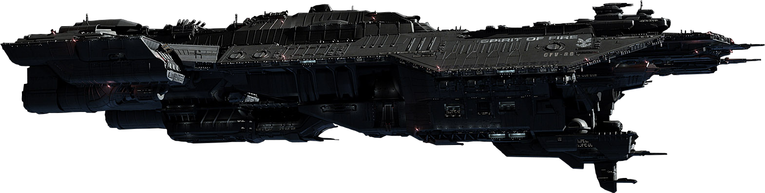 Unsc Spirit Of Fire Vs Battlestar Pegasus And Galactica - Halo Wars 2 Unsc Spirit Of Fire (1570x398), Png Download