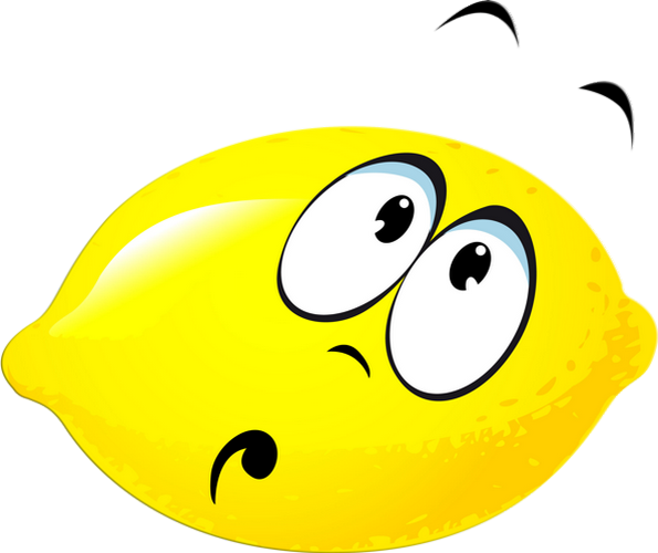 Lemon Clipart Limon - Citron Cartoon (595x500), Png Download