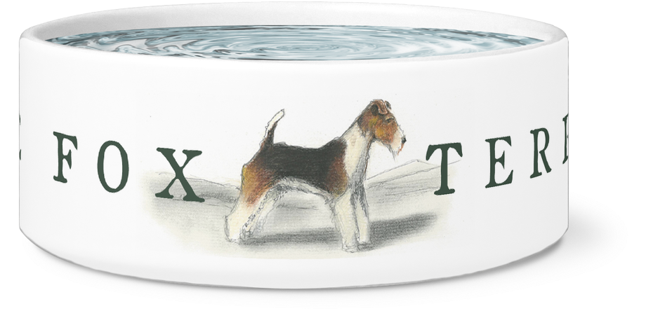 Wire Fox Terrier Bowl - Treeing Walker Coonhound (1024x1024), Png Download
