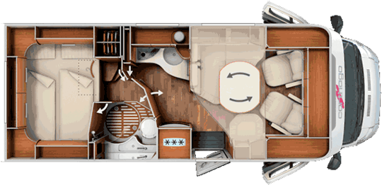 Carthago Chic C Line 3.8 (600x282), Png Download