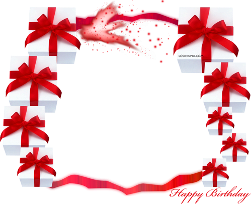 Photo Frame - Red Boxes - Cornici Png Rosse (499x405), Png Download