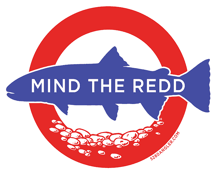 Nate Karnes Mind The Redd Decal - Colorado Colored Fish Logo (800x800), Png Download