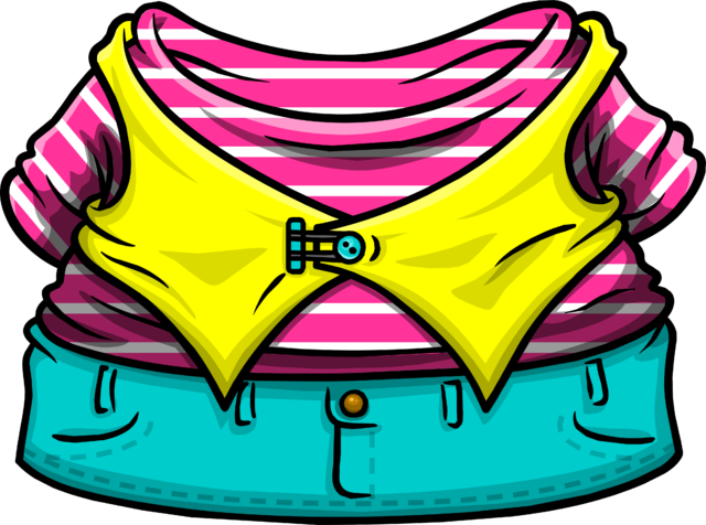 Stand Out Outfit Clothing Icon Id 4646 - Transparent Club Penguin Clothes (640x476), Png Download
