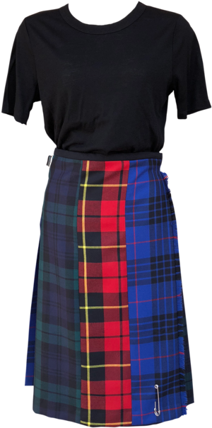 Le Kilt 25 Inch Mixed Tartan Kilt Skirt Le Kilt, Kilt - Le Kilt (600x800), Png Download