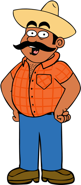 Juan - Ownage Pranks Characters (278x618), Png Download