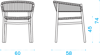 Dining Armchair In Teak - Bench (1032x273), Png Download