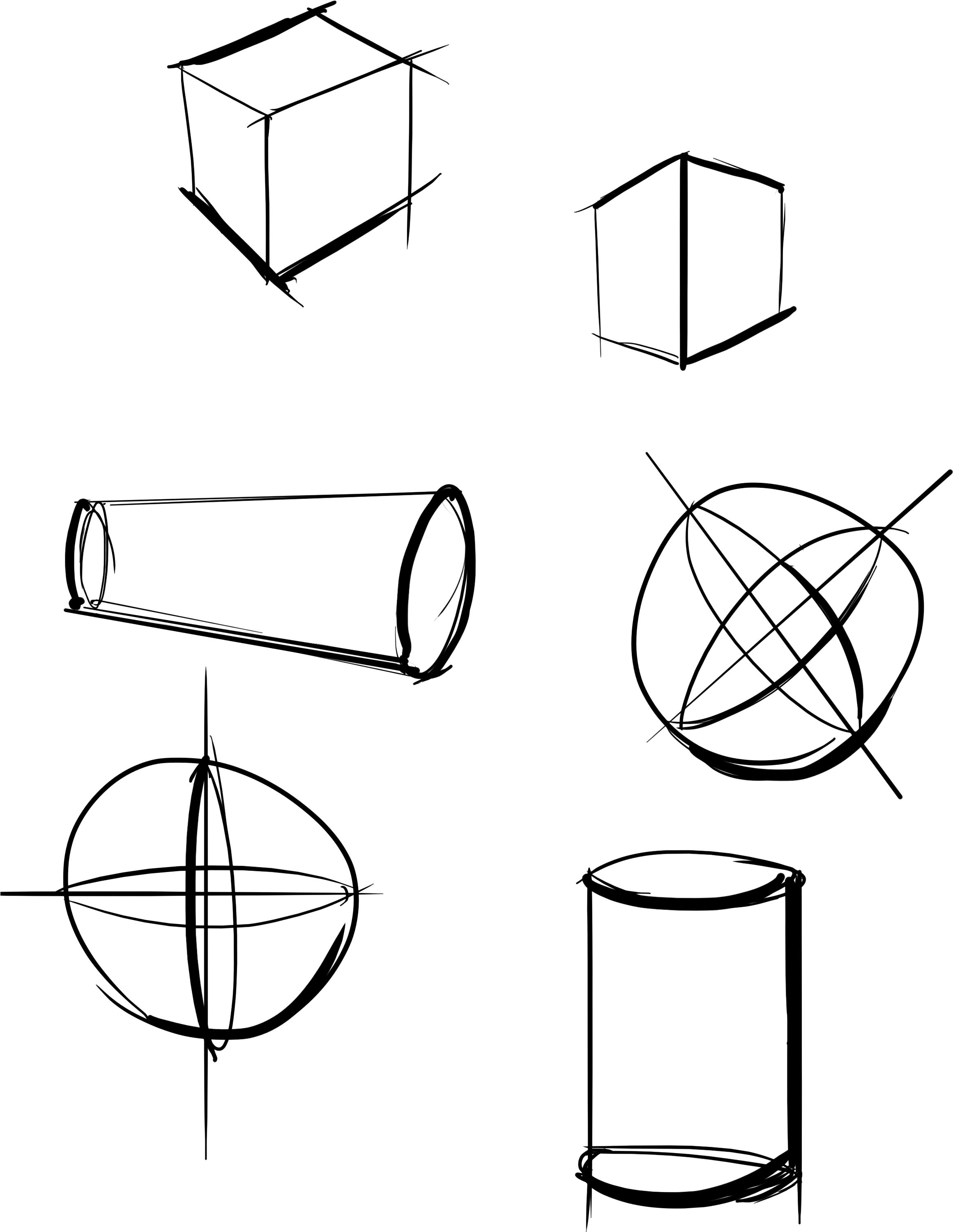 Advanced Volumes - Sketch (2480x3508), Png Download