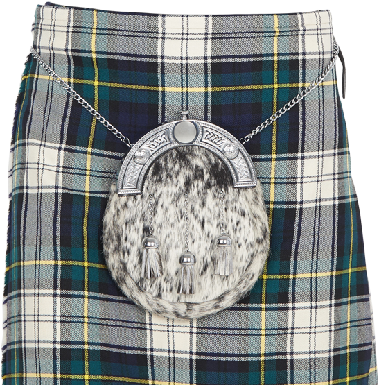 8 Yard Dress Gordon Kilt - Tartan (860x1300), Png Download