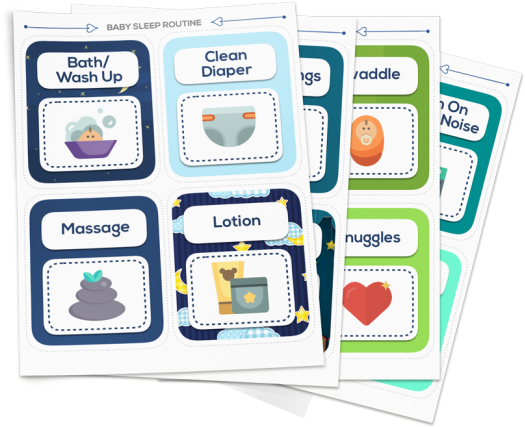 Printable Routine Cards For Wind Down Routines - Infant (650x541), Png Download