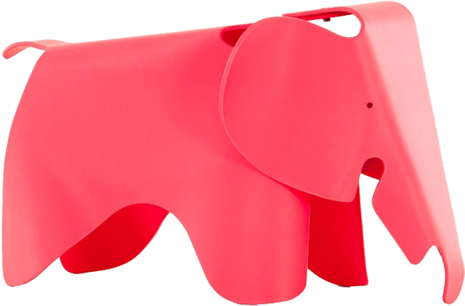 Eames Elephant Children Chair Pink - Elefante Eames Png (750x750), Png Download