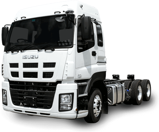 A Big Rig For Heavy Duty Work - Isuzu Cyz Dump Truck (555x465), Png Download