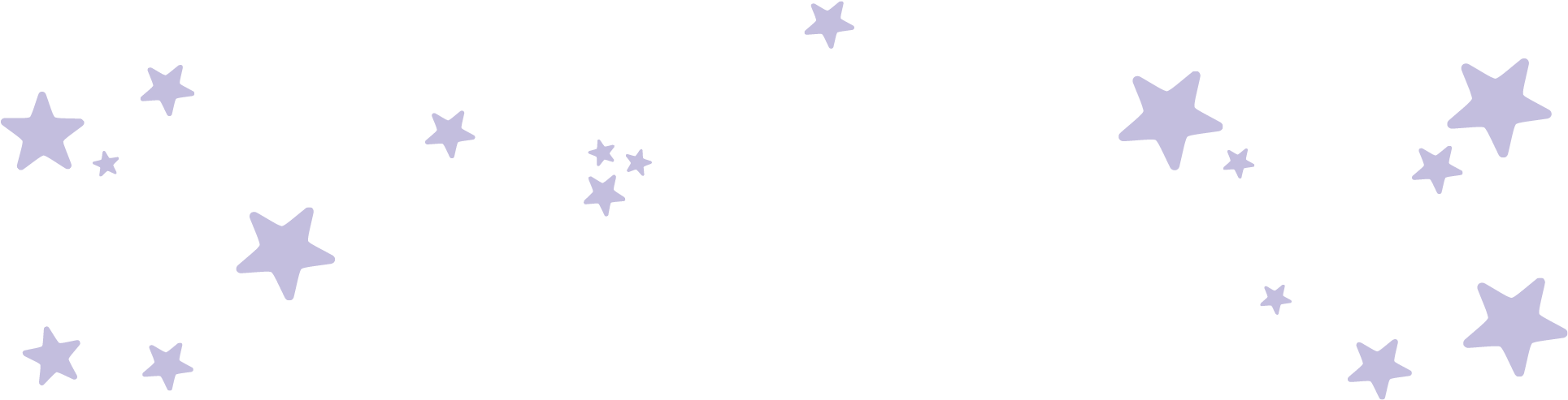 Baby Sleep Stars - Illustration (2000x551), Png Download