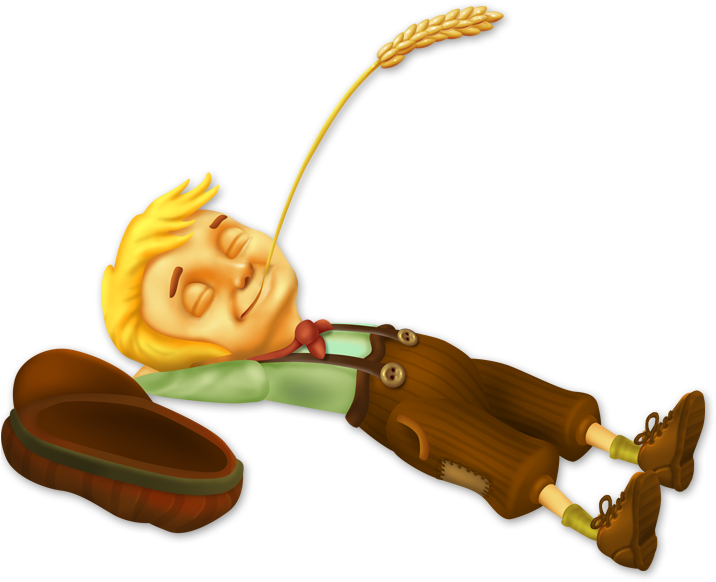 Tom Sleeping - Hay Day Characters (719x719), Png Download