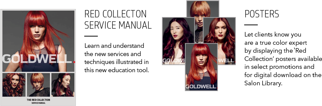The Red Destination - Goldwell Poster Fiery Red 2015 (1136x544), Png Download