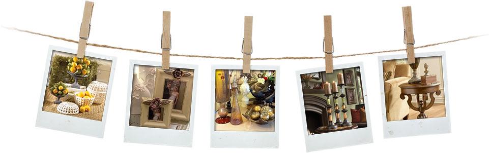 Mary & Martha Home 9533 S - Clothesline Photo Frame Png (960x312), Png Download