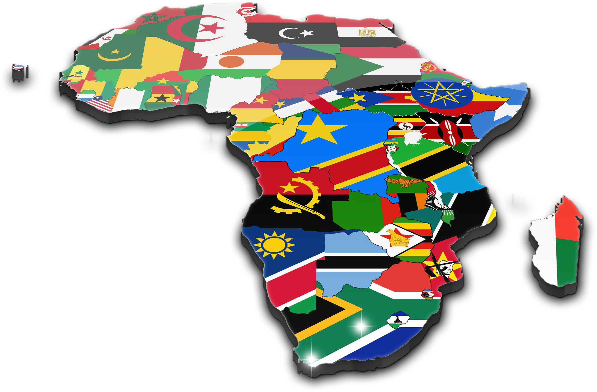 Africa Continent Images Png (2480x1870), Png Download