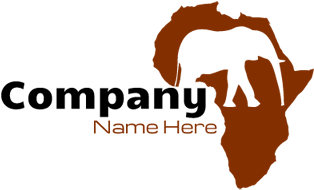 Elephant In Africa Logo - Africa Logo (400x400), Png Download