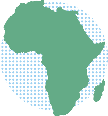 Cis Has 53 Member Schools In Africa Enrolling More - Red Map Of Africa (365x390), Png Download