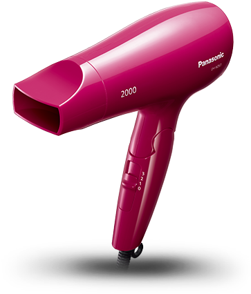 2000w Fast-drying With Powerful Airflow - Panasonic Eh Nd63 P62b Hair Dryer (561x455), Png Download