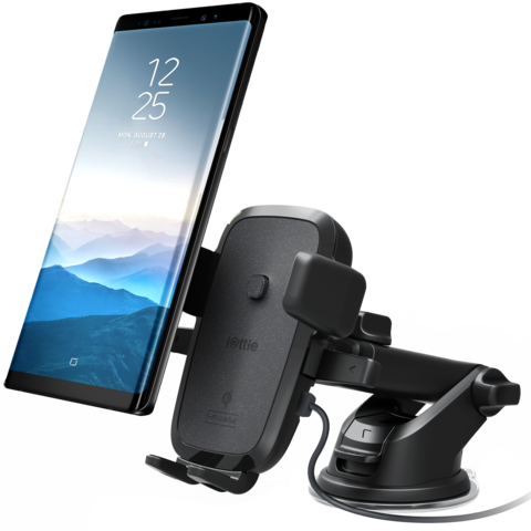 Easy One Touch 4 Qi Wireless Fast Charging Mount - Iottie Easy One Touch 4 (480x480), Png Download
