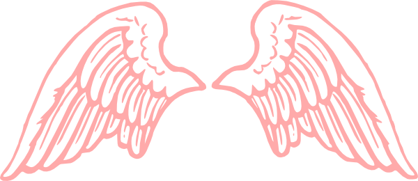 Halo Clipart Vector - Clip Art Wings Transparent (600x260), Png Download