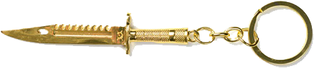 18k Gold Keychain M4a1 Fadecase (600x600), Png Download