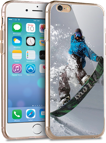 Turn Your Photos Into A Personalized Phone Case - Hd Snowboard Wallpaper Samsung Galaxy S6 (400x600), Png Download