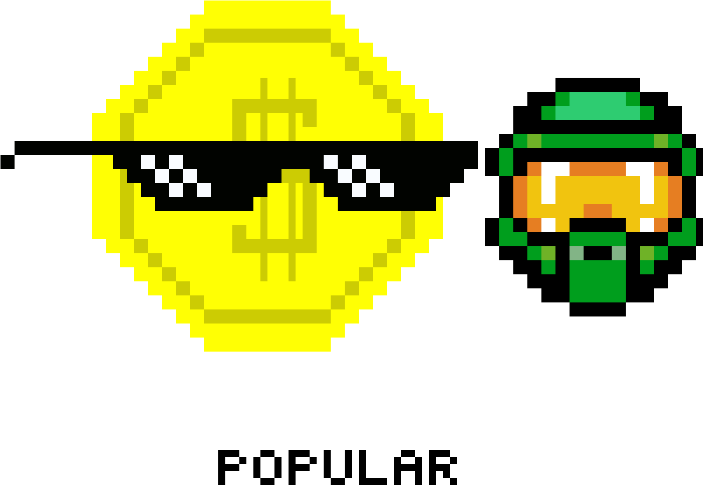 Tare - Perler Bead Big Designs Video Games (1400x1400), Png Download
