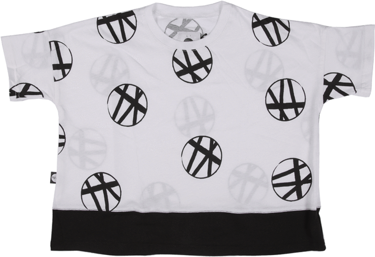 White Circles Squre Shirt - Sweater (800x1200), Png Download