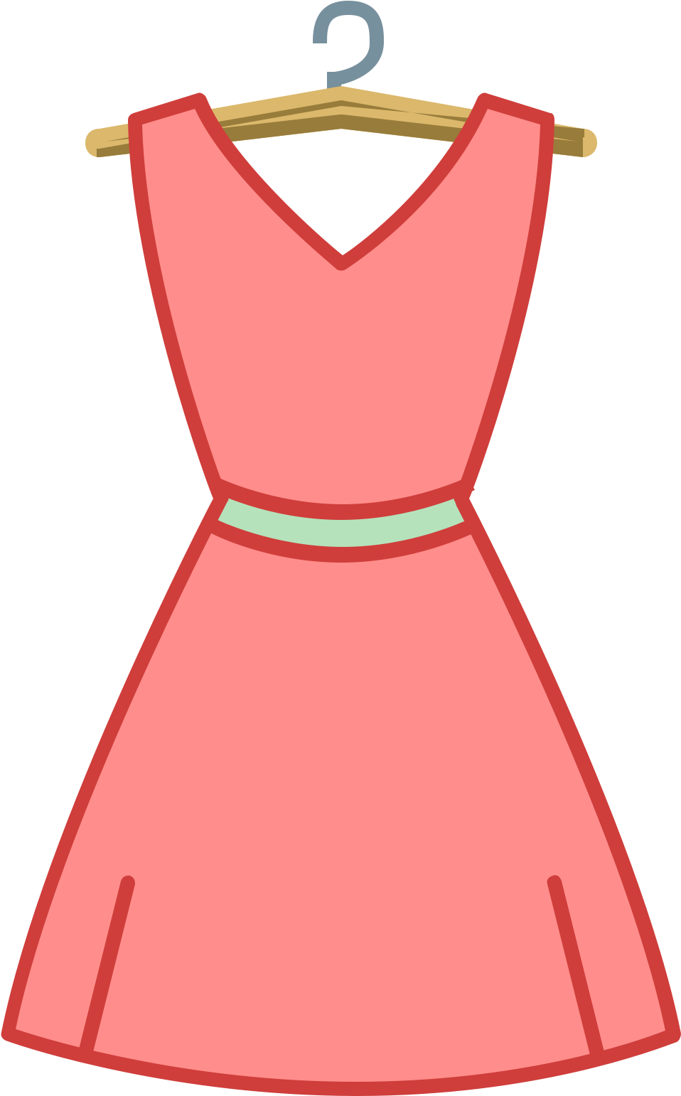 Vestido Vista De Frente Icon - Vestido Icon Png (1600x1600), Png Download