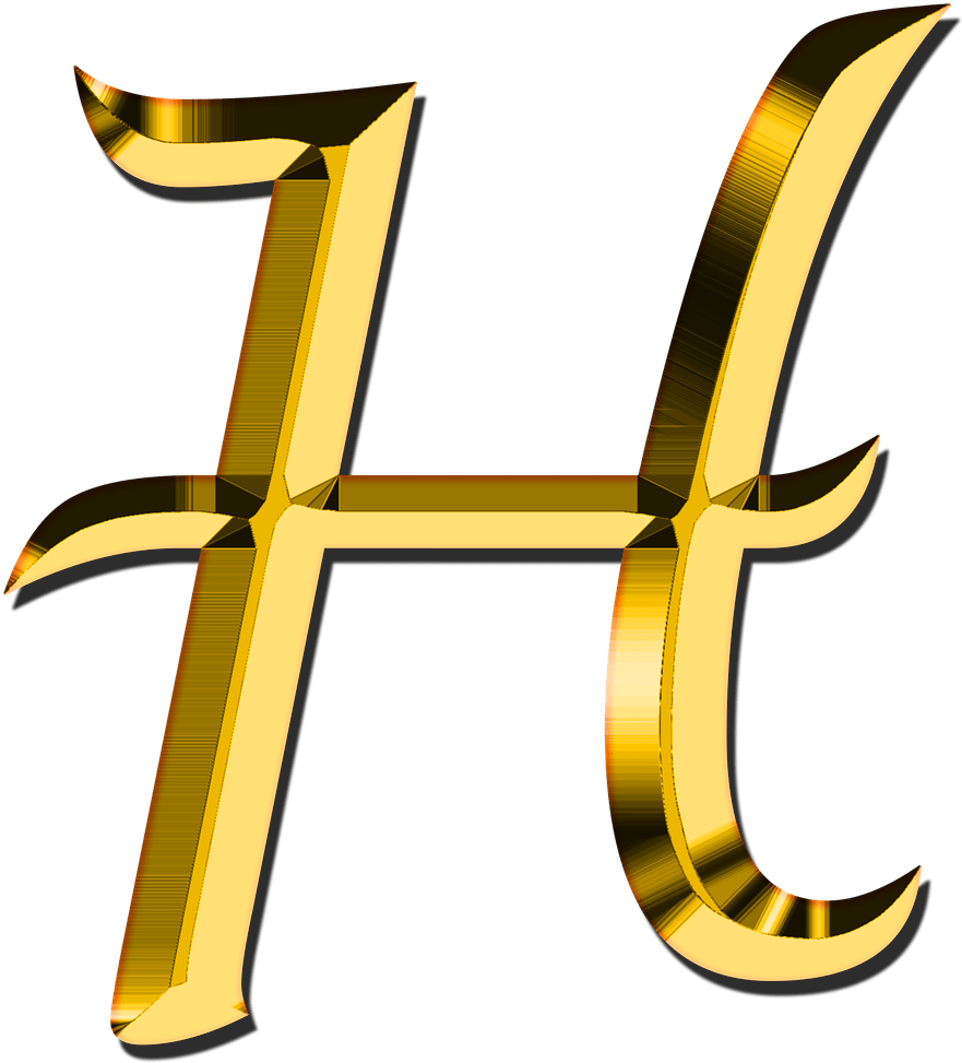 Capital Letter H - Letra H En Png (1271x1280), Png Download