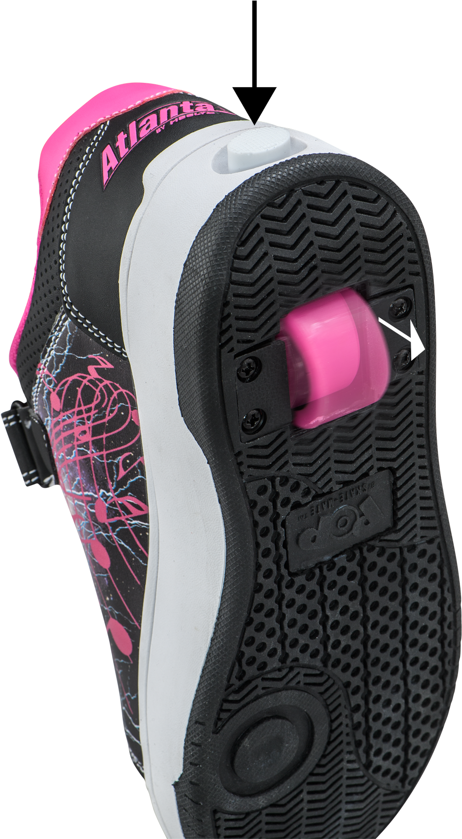 Atlanta By Heelys, Blk/pink ,&quot - Car Seat (1365x2048), Png Download