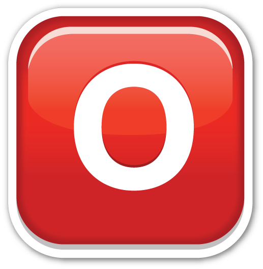 Negative Squared Latin Capital Letter O - Negative Squared Latin Capital Letter (517x528), Png Download