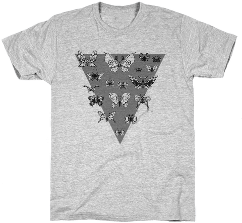Moth Triangle Mens T-shirt - Silent Hill T Shirt (484x484), Png Download