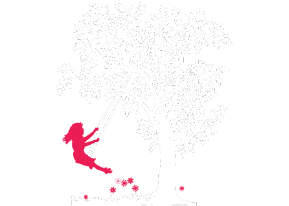 Tree With Swing Drawing (420x300), Png Download