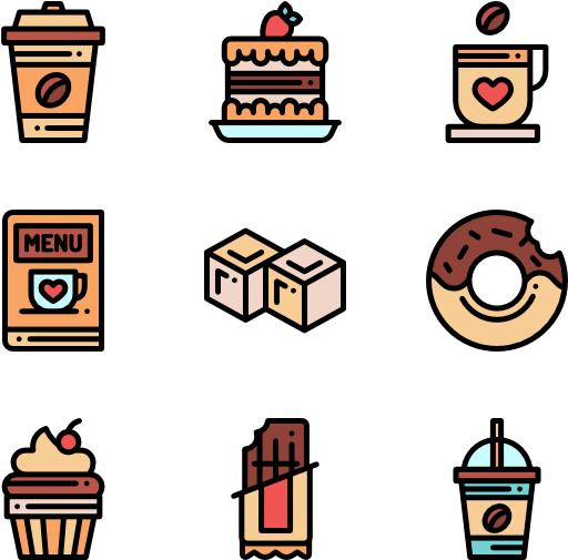 Coffee Shop - Store Icon Pack Png (600x564), Png Download
