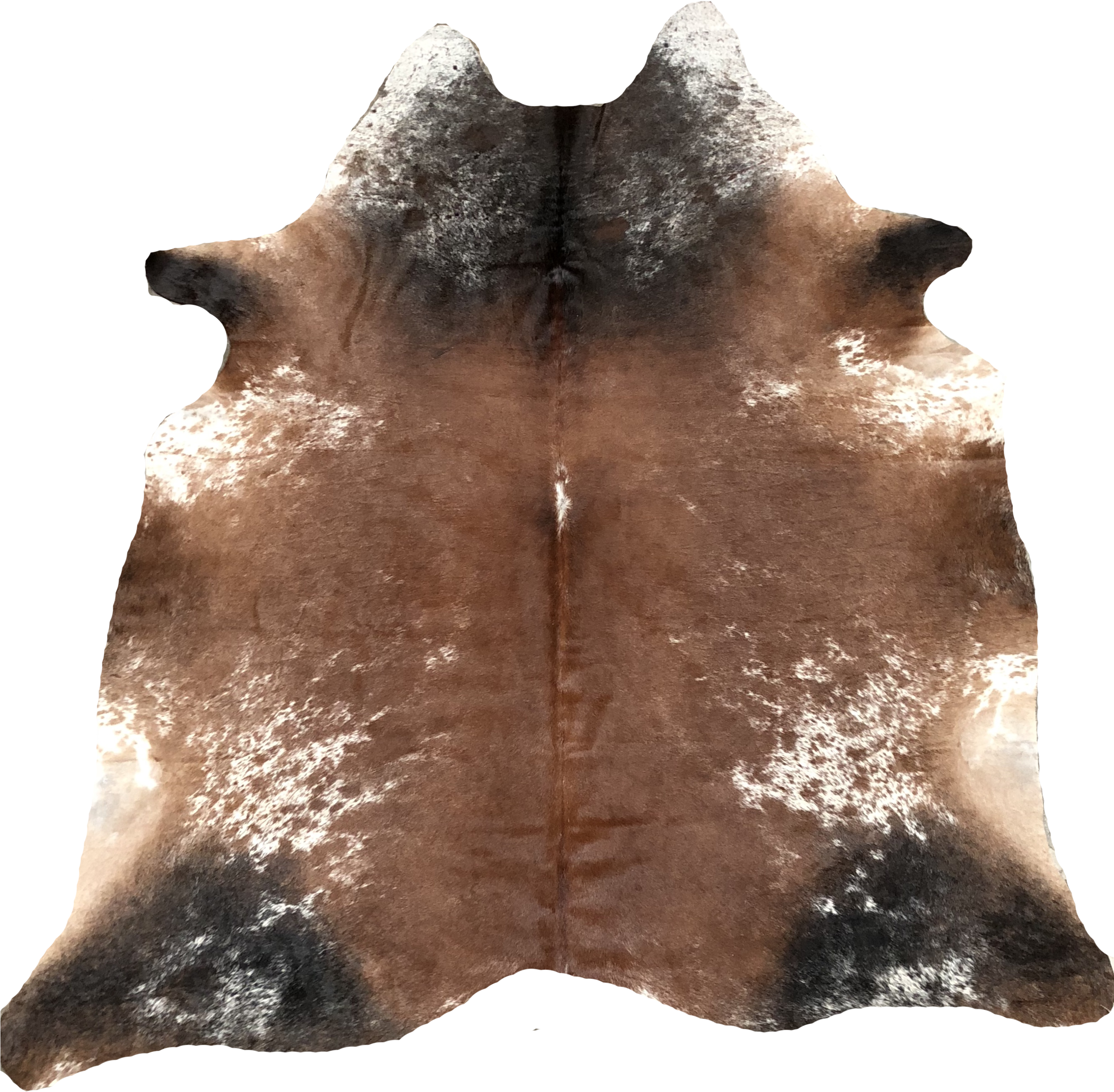 Brown With White And Black Specks Brazilian Cowhide - Carpet (2665x2782), Png Download