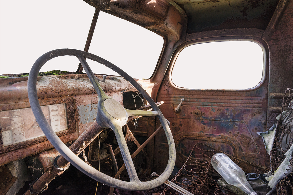 Rust Old Images - Rusty Car Background Transparent (719x480), Png Download