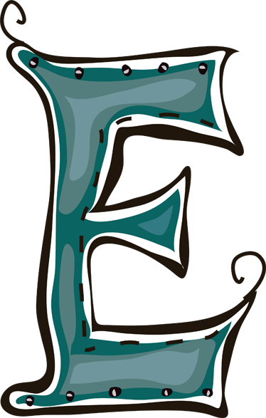 Letra E Dibujo Png (374x587), Png Download