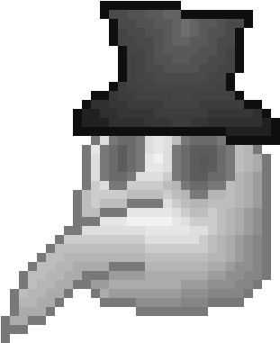 Plague Mask Now With Hat - Plague Doctor (400x440), Png Download